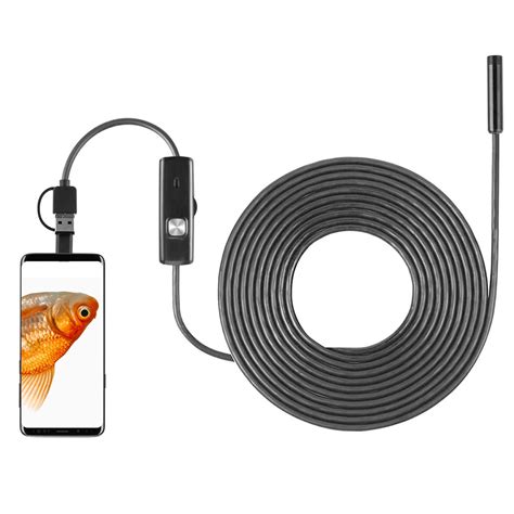 USB Endoscope, TSV 3 in 1 Borescope Inspection Camera 0.3MP CMOS HD ...