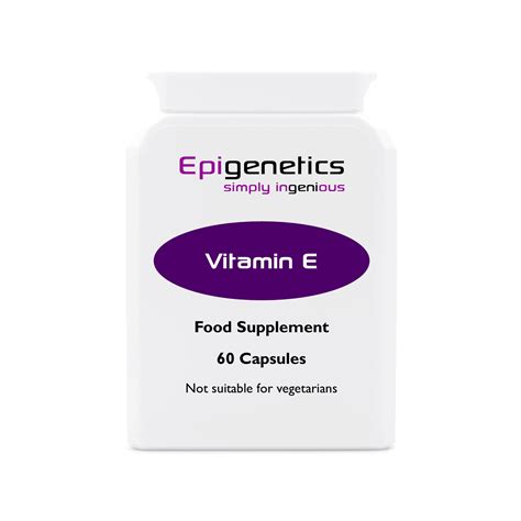Vitamin E pack of 60 capsules * - Epigenetics