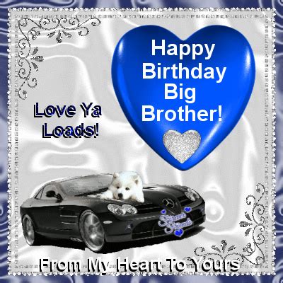 Happy Birthday Brother Gif images