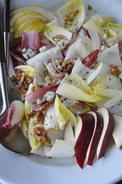 Endive Salad with Stilton, Pear and Walnuts | Farmgirl Gourmet