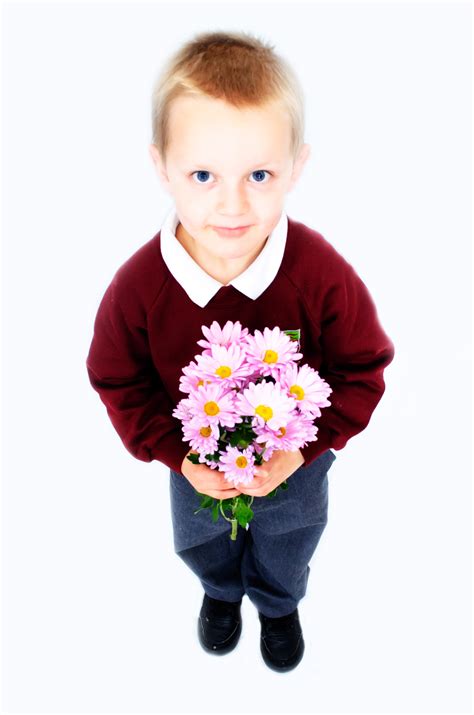 Child And Flowers Free Stock Photo - Public Domain Pictures