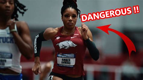 Amber Anning is The Future of British Sprinting !! | Arkansas Razorback invite 2024 - YouTube