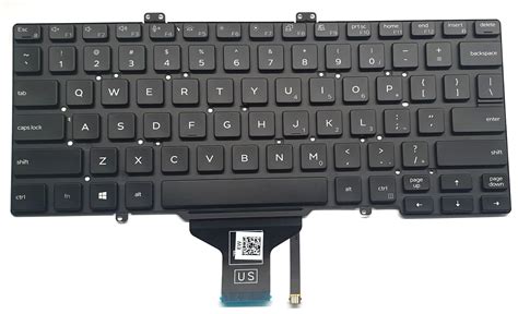 DELL F6KCY Latitude 7400 US Backlit Keyboard