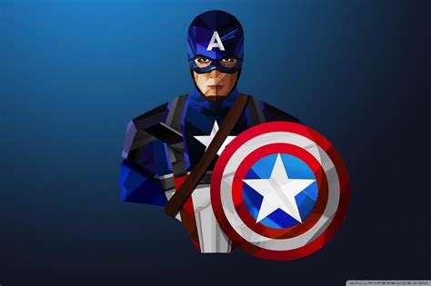 Captain America Cartoon Wallpapers - Wallpaper Cave