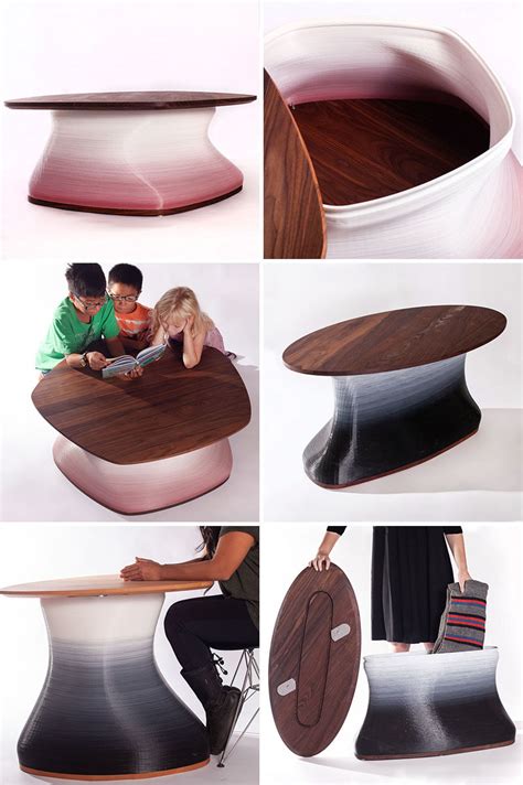 Customers Can Adjust The Size And Shape Of These 3D Printed Furniture Designs
