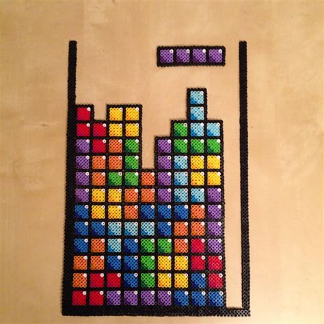 Tetris Game perler bead sprite