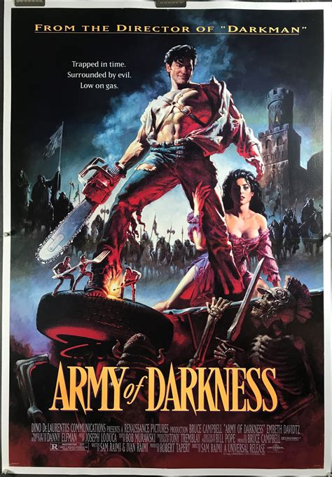 ARMY OF DARKNESS, Original Bruce Campbell Movie Poster - Original Vintage Movie Posters