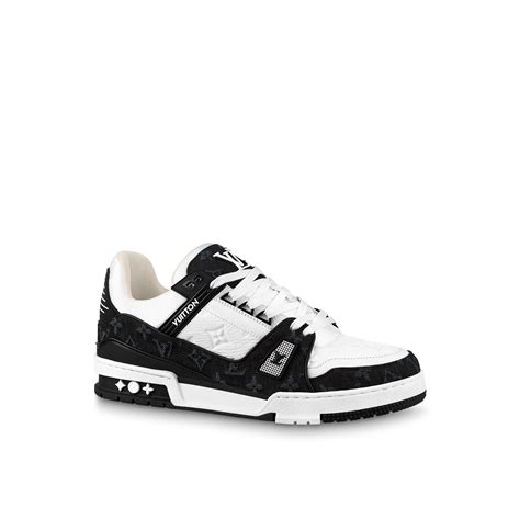 The iconic LV Trainer sneaker is revisited this season in a combination ...