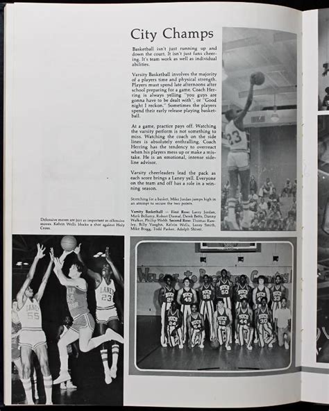 Lot Detail - 1980 Michael Jordan Signed Laney High School Yearbook (Junior Year)(JSA)