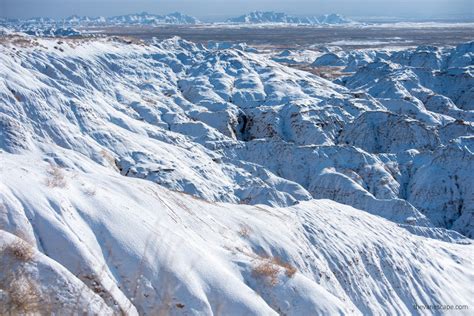 Badlands National Park in Winter - The Van Escape