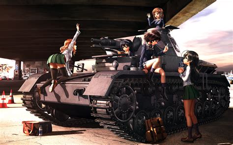 Girls und Panzer III HD Wallpaper