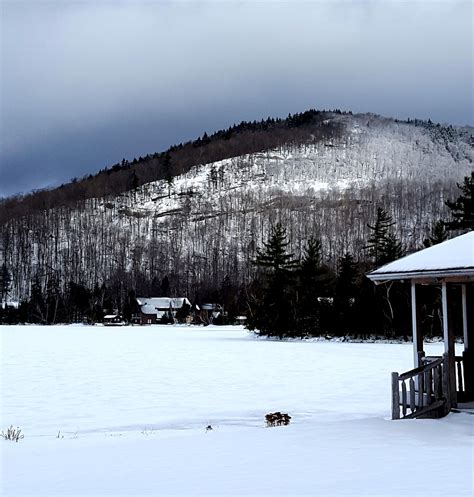 Blue Mountain Lake NY winter is beautiful : Adirondacks