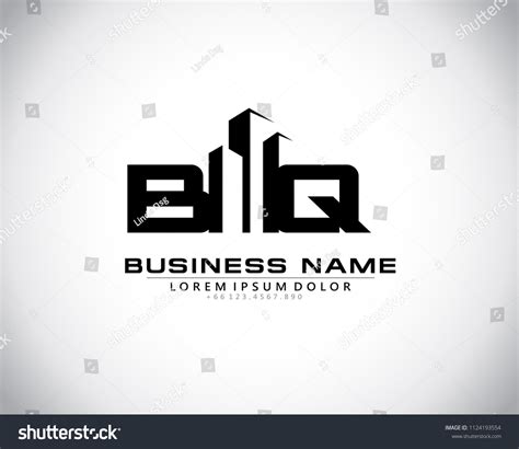 B Q Initial Logo Concept Building Stock Vector (Royalty Free) 1124193554 | Shutterstock