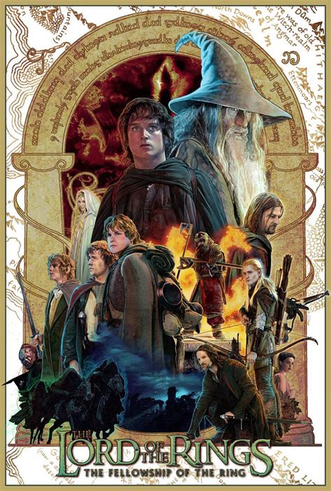 The Lord of the Rings: The Fellowship of the Ring by Troy Adams - Home of the Alternative Movie ...