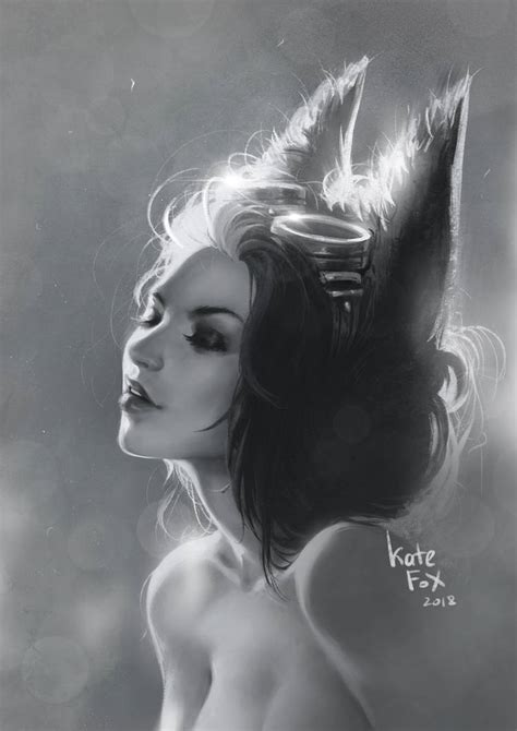 Another Fox portrait study by Kate-FoX on DeviantArt