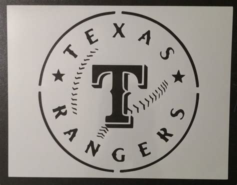 Texas Rangers - Stencil – My Custom Stencils