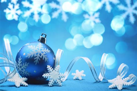 Blue Christmas Wallpapers - 4k, HD Blue Christmas Backgrounds on WallpaperBat