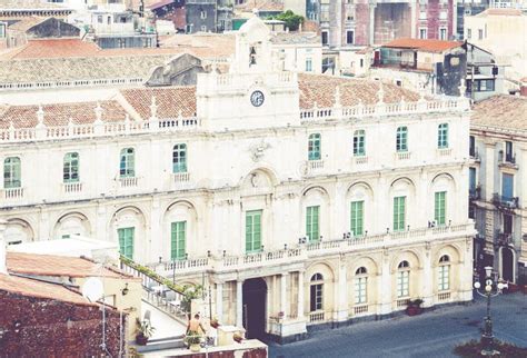 Catania Aerial Cityscape, Traditional Architecture of Sicily, Southern Italy Stock Image - Image ...