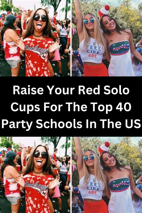 Raise your red solo cups for the top 40 party schools in the us – Artofit