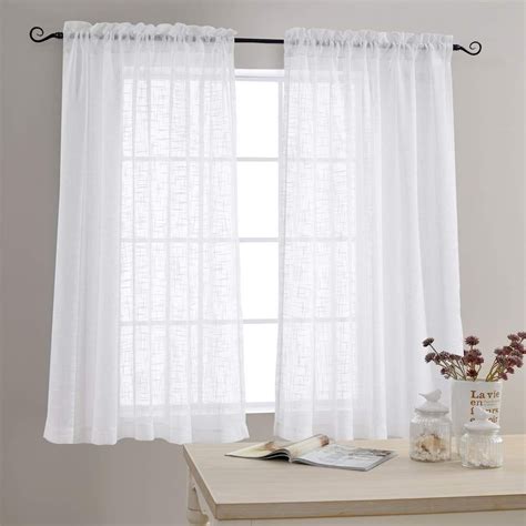 Beautiful 63 Sheer Curtain Panels Best Curtains To Let Light In But Give Privacy Room Darkening ...