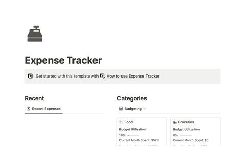 Expense Tracker | Notion Template