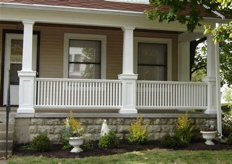 craftsman porch railing and columns | Craftsman Bungalow | Pinterest