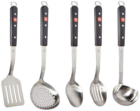 Wusthof 5 Piece Kitchen Tool Utensil Set Brushed Stainless Steel | eBay