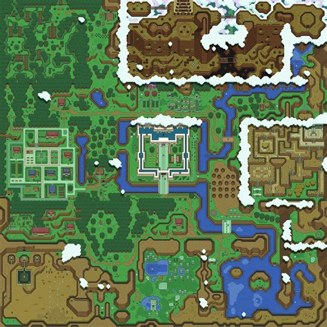 Link to the Past map: I tried to fix all the seams between certain ...