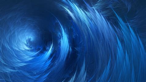 spiral, Waves, Blue, Abstract, Digital art Wallpapers HD / Desktop and ...