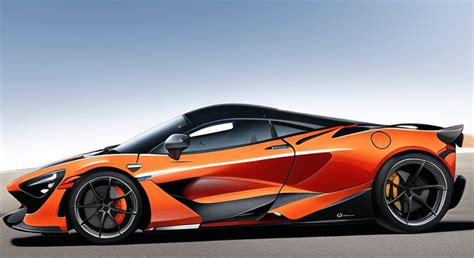 Mclaren 720s Orange Side View Digital Print - Etsy