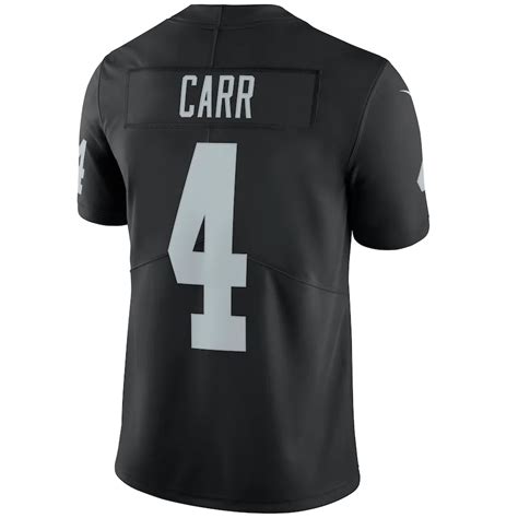 Men's Las Vegas Raiders Derek Carr Nike Black Vapor Untouchable Limited ...