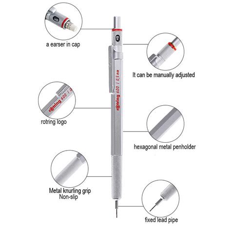 rOtring 600 Mechanical Pencil 0.5/0.7 – Bittner - The Pleasure of Writing