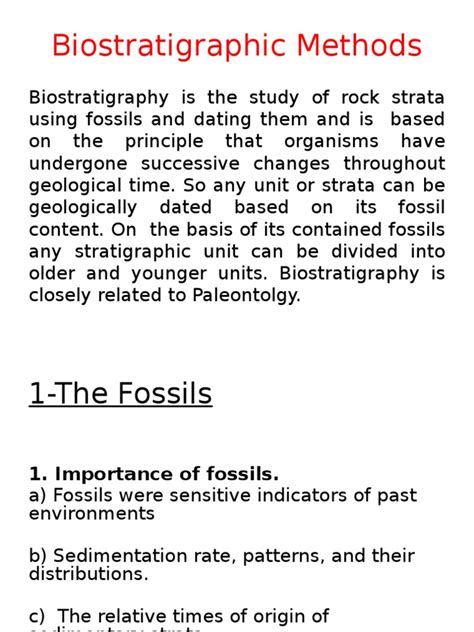 Biostratigraphy Methods | PDF