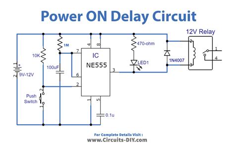 Delay Circuit Using 555