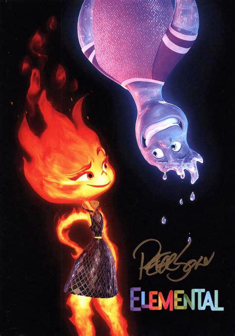 Peter Sohn – Signed Photo – Elemental - SignedForCharity