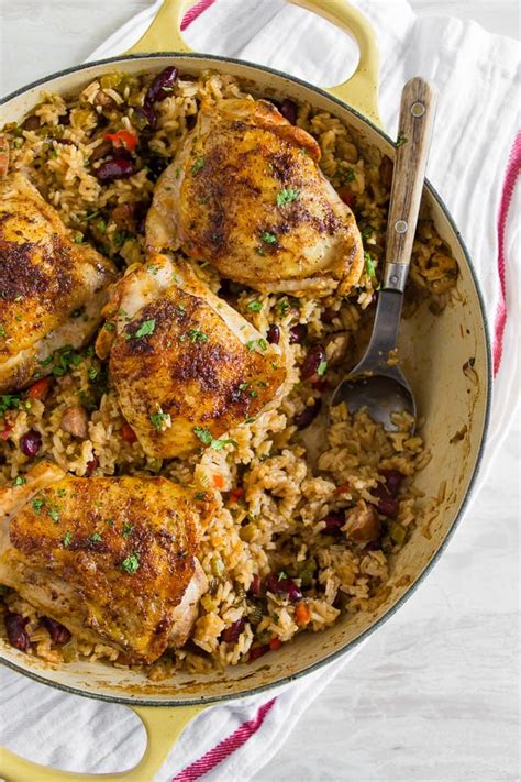 One Pot Cajun Chicken and Rice - Nutmeg Nanny