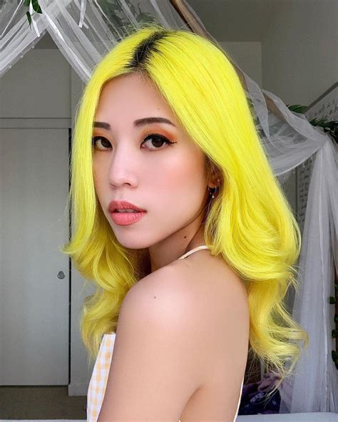 Neon Yellow Complete System: DIY Neon Hair Color | Neon hair, Yellow hair color, Unusual hair colors