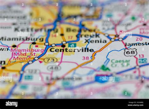 Map of centerville ohio hi-res stock photography and images - Alamy