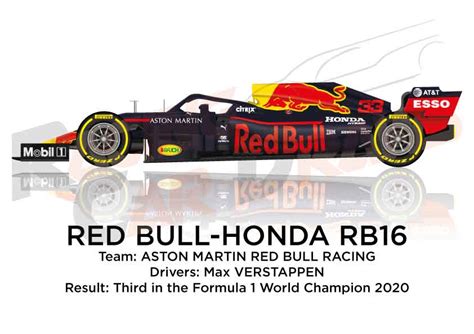 Red Bull - Honda RB16 n.33 Formula 1 World Champion 2020