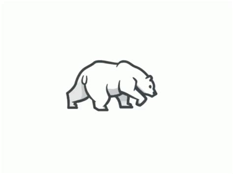 Baby Polar Bear Walking Gif