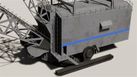 Dragline excavator 3D model - TurboSquid 1639344