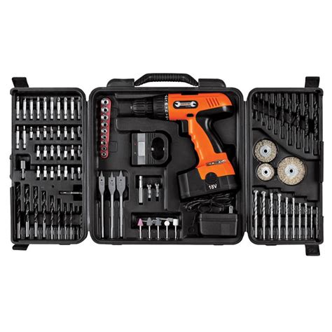 Trademark® 89-Pc. 18V Cordless Drill Set - 215095, Power Tools at ...