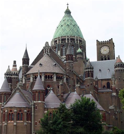 Cathedral of Saint Bavo in Haarlem, Netherlands Stock Image - Image of european, architecture ...