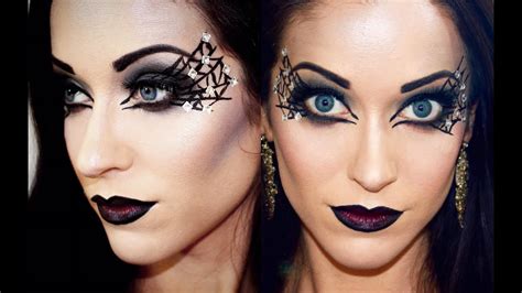 Gothic Glam "Witch Couture" Halloween Makeup Tutorial - YouTube