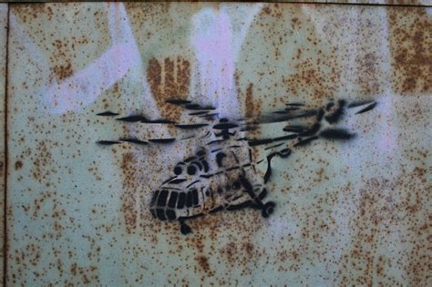 Free download | HD wallpaper: mi-8, helicopter, graffiti, no people, indoors, wall - building ...