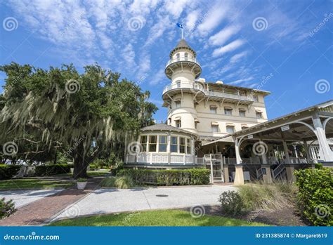 Jekyll Island Club Resort in Georgia. Editorial Stock Image - Image of club, spanish: 231385874