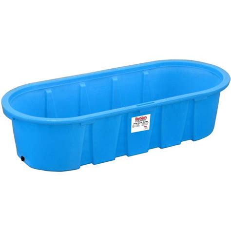 Poly Stock Tank 52112187 3'x2'x8' Round-End 300 Gallon | Stock tank ...