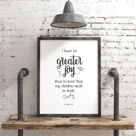 I Have No Greater Joy 3 John 1:4 Bible Verse Printable JPEG PNG & SVG Cut Files, Father's Day ...