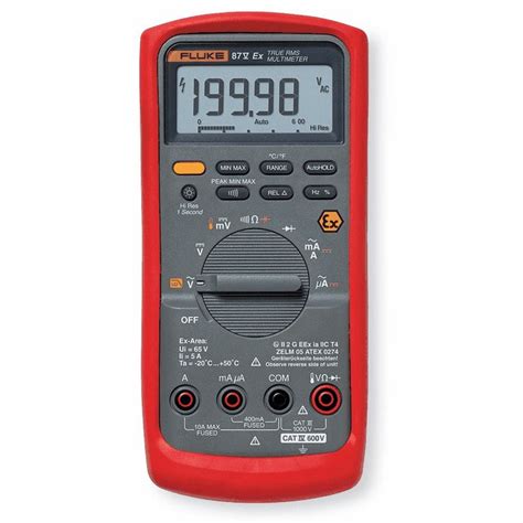 Fluke 87V True RMS Multimeter Intrinsically Safe from Cole-Parmer