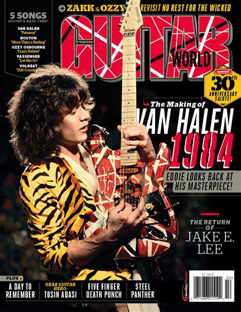 Eddie Van Halen Looks Back At ‘1984’ in New Guitar World Issue | Van Halen News Desk